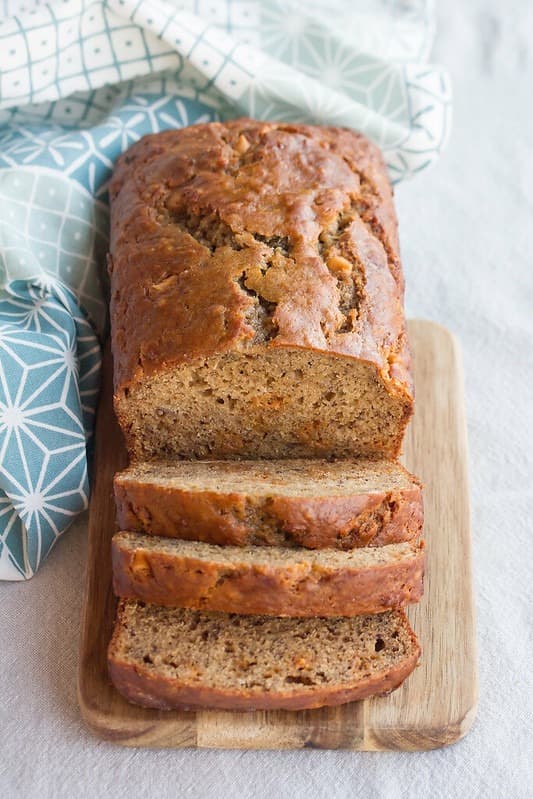 Cinnamon Butterscotch Banana Bread
